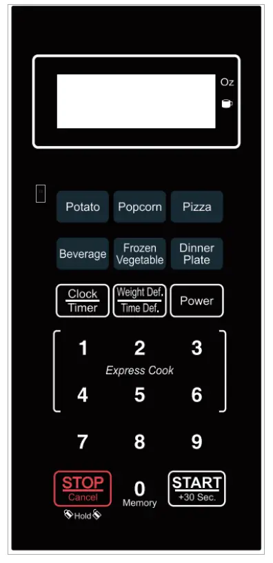 FARBERWARE FMG07BLK 0.7 Cu. Ft. Microwave Oven FIG 2