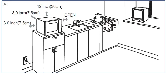 FARBERWARE FMG07BLK 0.7 Cu. Ft. Microwave Oven FIG 3