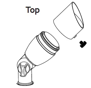 sterno home SHME1065 Tiered Lantern Aluminum Low Voltage Hardwired LED Pathway Light fig4