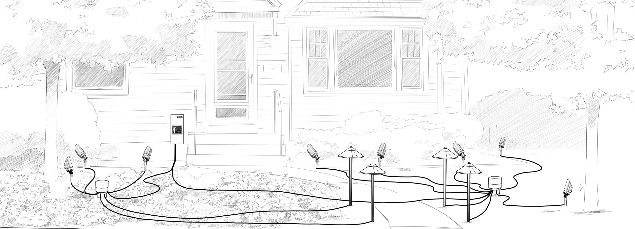 sterno home SHME1065 Tiered Lantern Aluminum Low Voltage Hardwired LED Pathway Light fig6