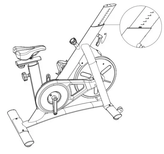 YESOUL YS-001 Smart Cycling - Insert the head