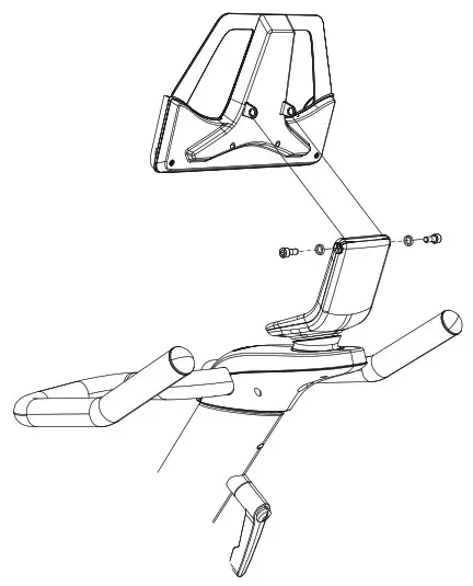 YESOUL YS-001 Smart Cycling - Insert the tablet
