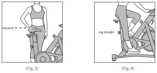 YESOUL YS-001 Smart Cycling - saddle position