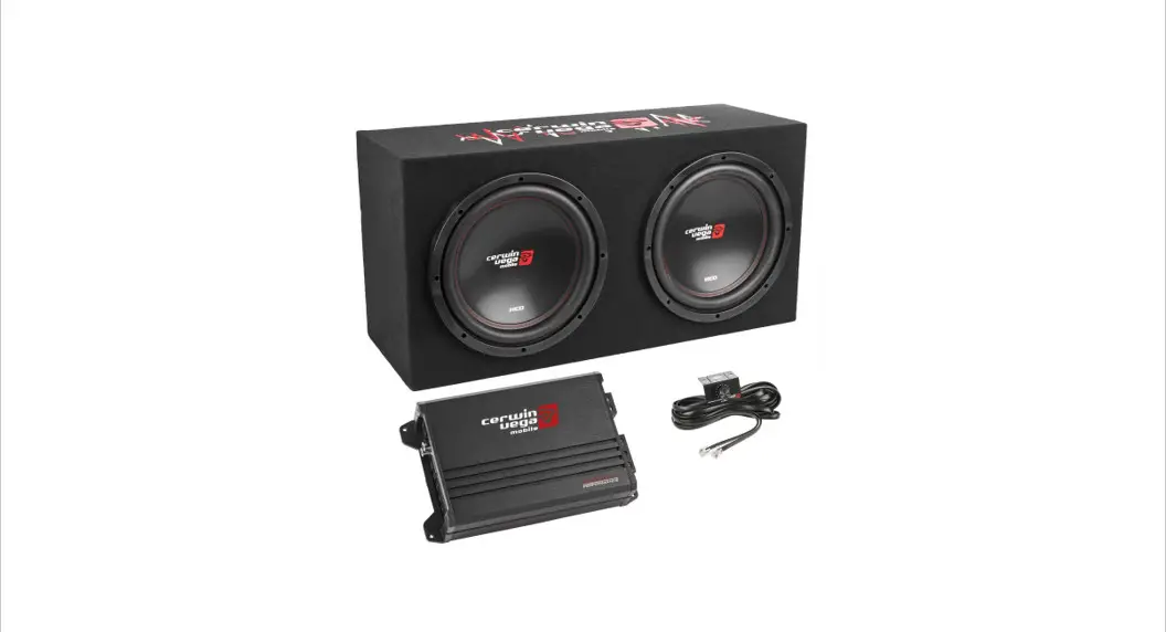 Cerwin Vega Bkx212s Dual 12 Inch Loaded Sealed Enclosure With 1000w Max Amplifier User Guide