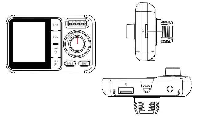 Sage Human Electronics BT98 Car Bluetooth FM Transmitter-