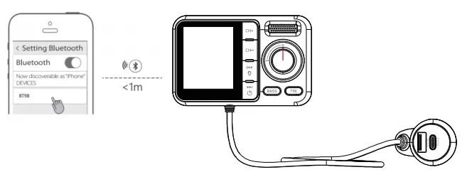 Sage Human Electronics BT98 Car Bluetooth FM Transmitter- fig3
