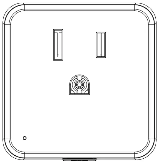 WTESKE EPDNA012U2 W 300 Smart Plug in Dimmerr