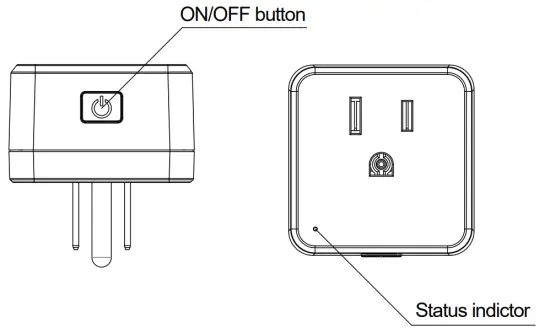 WTESKE EPDNA012U2 W 300 Smart Plug in Dimmerr - overview