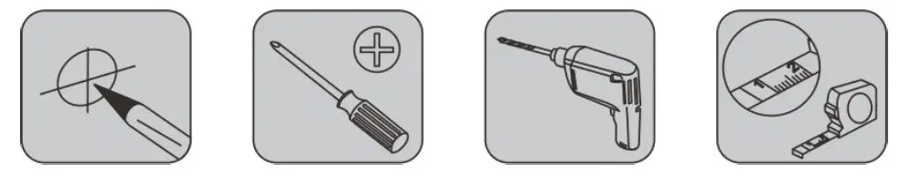 kogan Full Motion Wall Mount - Tools required