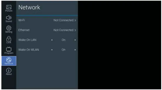 RCA RNSM4003 B 40 Inch HD Smart TV -Network