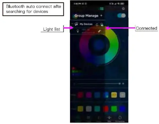 Yia Mia QXD SY52 RGBW Outdoor String Lights - Software operation 4