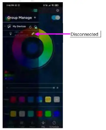 Yia Mia QXD SY52 RGBW Outdoor String Lights - Software operation 5