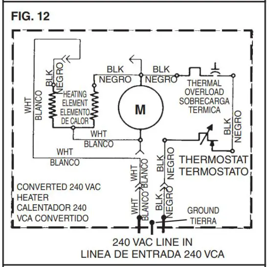 BROAN Fan Forced Wall Heater - figure 12