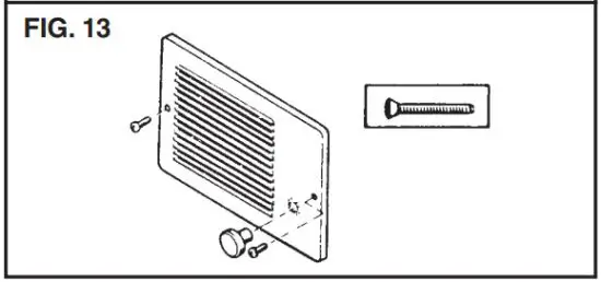 BROAN Fan Forced Wall Heater - figure 13
