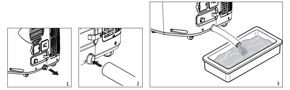 TOMADO TMA1201W Mobile Air Conditioner - CONDENSATION WATER