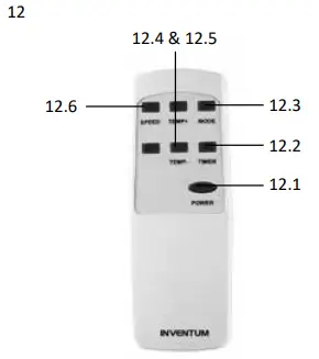 TOMADO TMA1201W Mobile Air Conditioner - PRODUCT DESCRIPTION 2