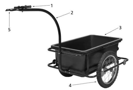 KAYOBA 326036 Bike Trailer - fig1