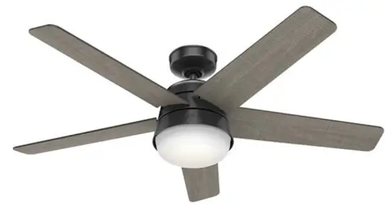 Hunter 51340 Matte Black Tarrant Ceiling Fan
