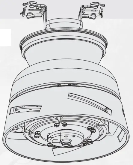 Hunter 51340 Matte Black Tarrant Ceiling Fan - Progress