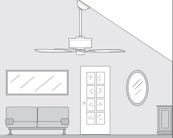 Hunter 51340 Matte Black Tarrant Ceiling Fan - fig5