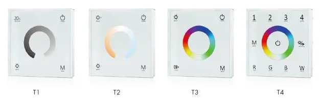 SKYDANCE T4 Wall Mounted Touch Panel 1