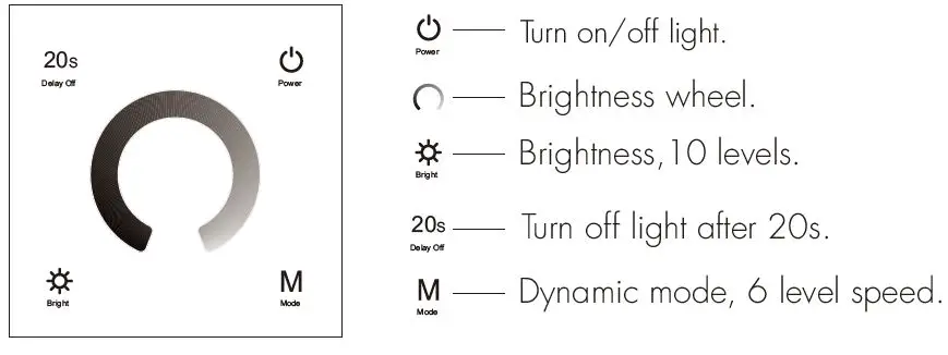 SKYDANCE T4 Wall Mounted Touch Panel 2