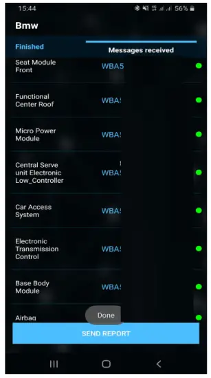 ABRITES MK8092 VIN Reader - window