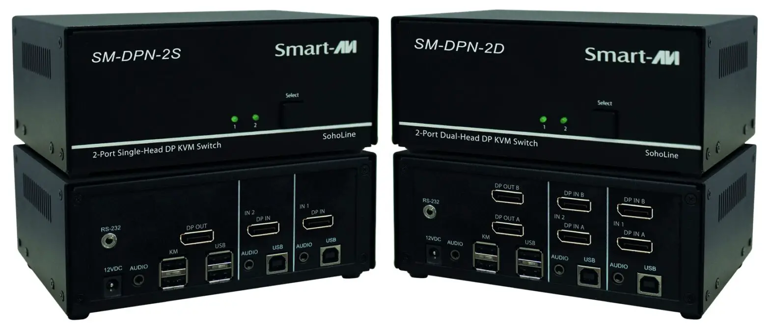 Smart AVI SM DPN Series SM DPN 2S 2 Port DP KVM Switch - Cover