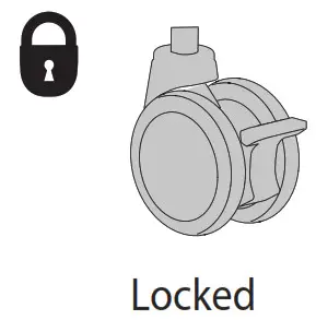 ergotron SV43-1320-0 Styleview Medical Cart - Locked