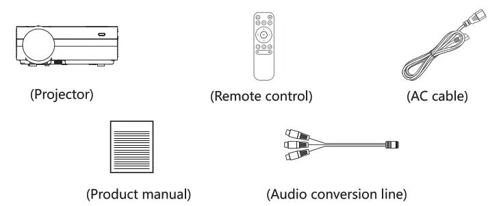 FUNLITES 1080P 80% Brightness New upgrade Video Projector - fig 1