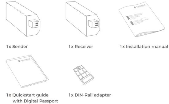 DoorBird A1071 Series 2 Wire Ethernet PoE Converter - fig1