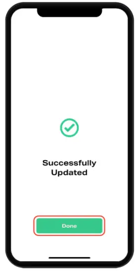 JOOVV Light Therapy Mobile App - Congratulations
