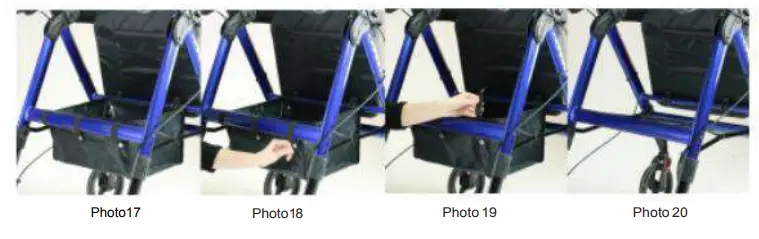 OasisSpace OS- KLD-9261 Heavy Duty Upright Walker for 450 lb-fig11