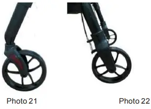 OasisSpace OS- KLD-9261 Heavy Duty Upright Walker for 450 lb-fig12