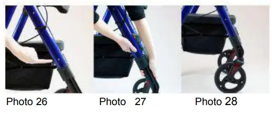 OasisSpace OS- KLD-9261 Heavy Duty Upright Walker for 450 lb-fig14