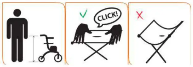 OasisSpace OS- KLD-9261 Heavy Duty Upright Walker for 450 lb-fig3