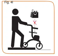OasisSpace OS- KLD-9261 Heavy Duty Upright Walker for 450 lb-fig4
