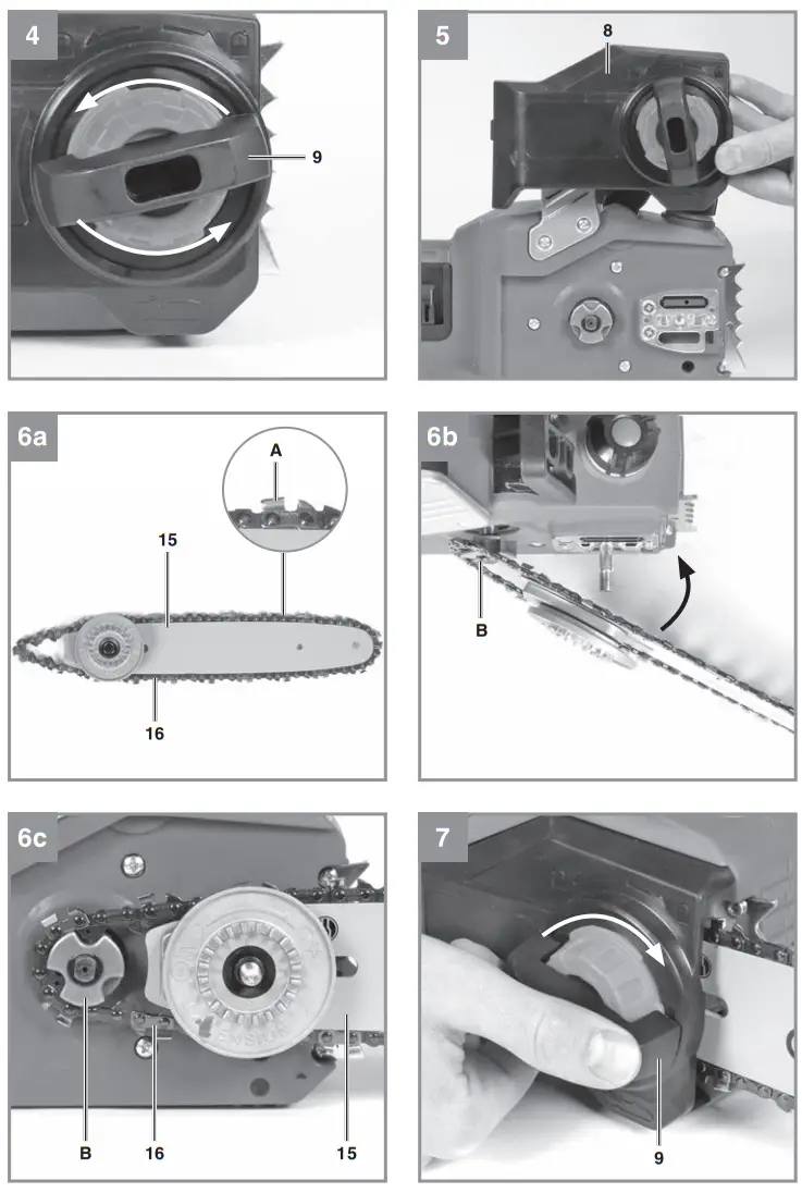 Einhell GP LC 36 Cordless Chainsaw - 1