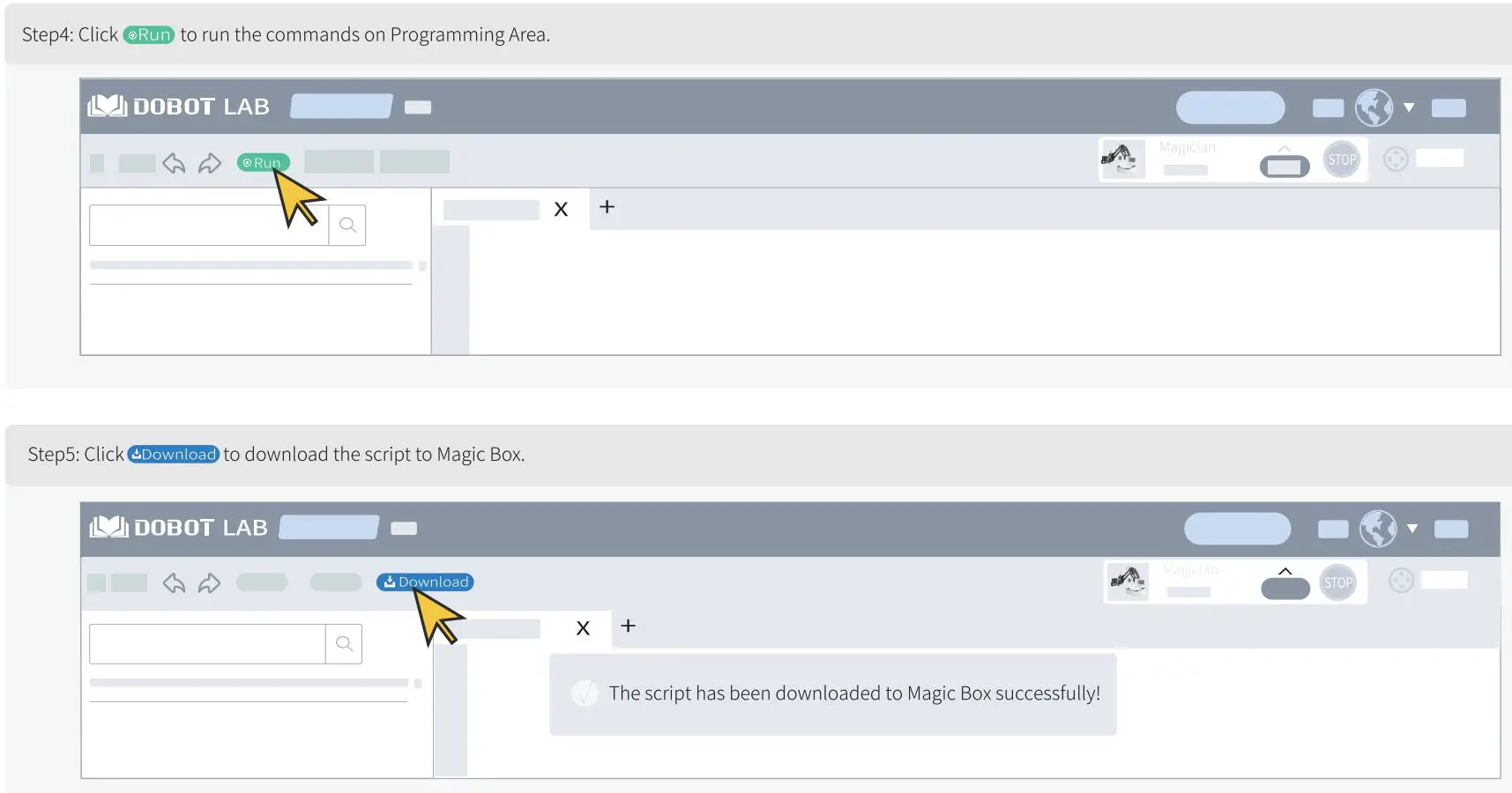 DOBOT Magician Go Desktop Robot User Guide - Download