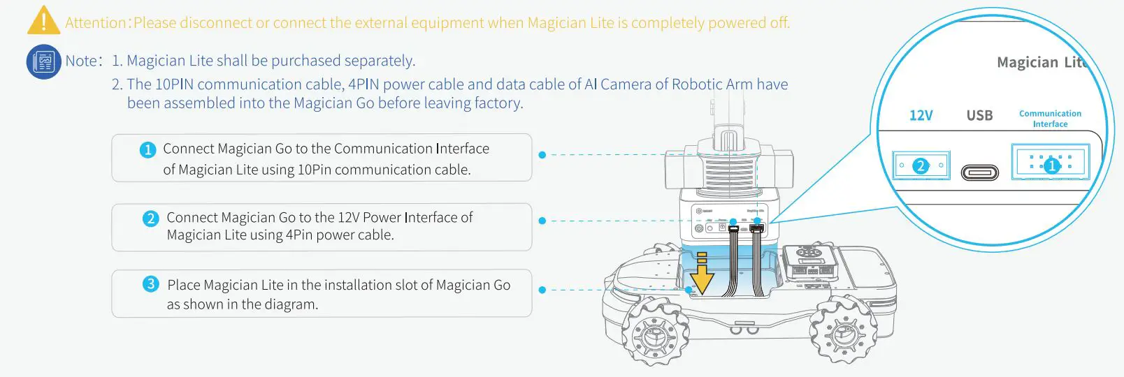 DOBOT Magician Go Desktop Robot User Guide - Magician Lite
