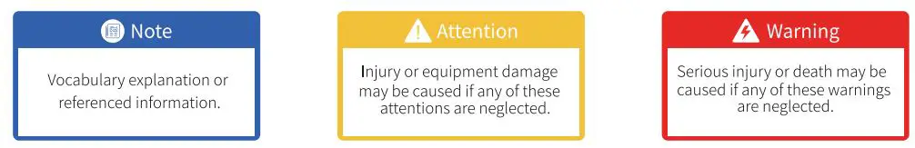 DOBOT Magician Go Desktop Robot User Guide - Symbols