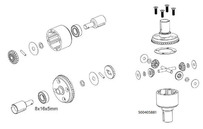 CARSON 500409063 2.4 GHz 1 8 4S Brushless King of Dirt Buggy - 1