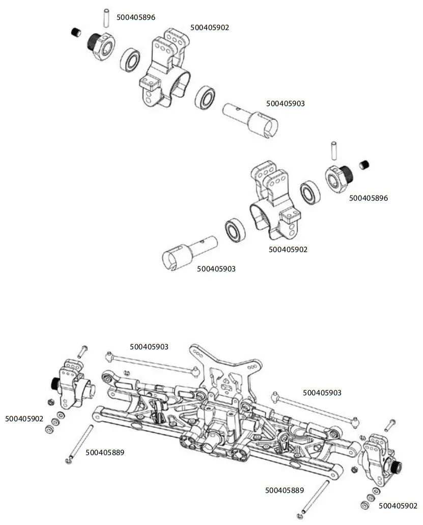 CARSON 500409063 2.4 GHz 1 8 4S Brushless King of Dirt Buggy - 12