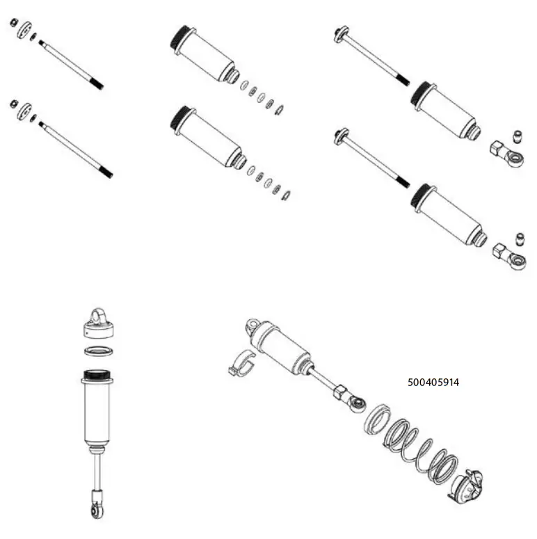 CARSON 500409063 2.4 GHz 1 8 4S Brushless King of Dirt Buggy - 19