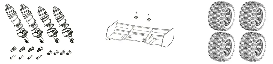 CARSON 500409063 2.4 GHz 1 8 4S Brushless King of Dirt Buggy - 36