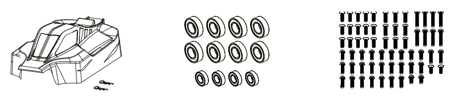 CARSON 500409063 2.4 GHz 1 8 4S Brushless King of Dirt Buggy - 37