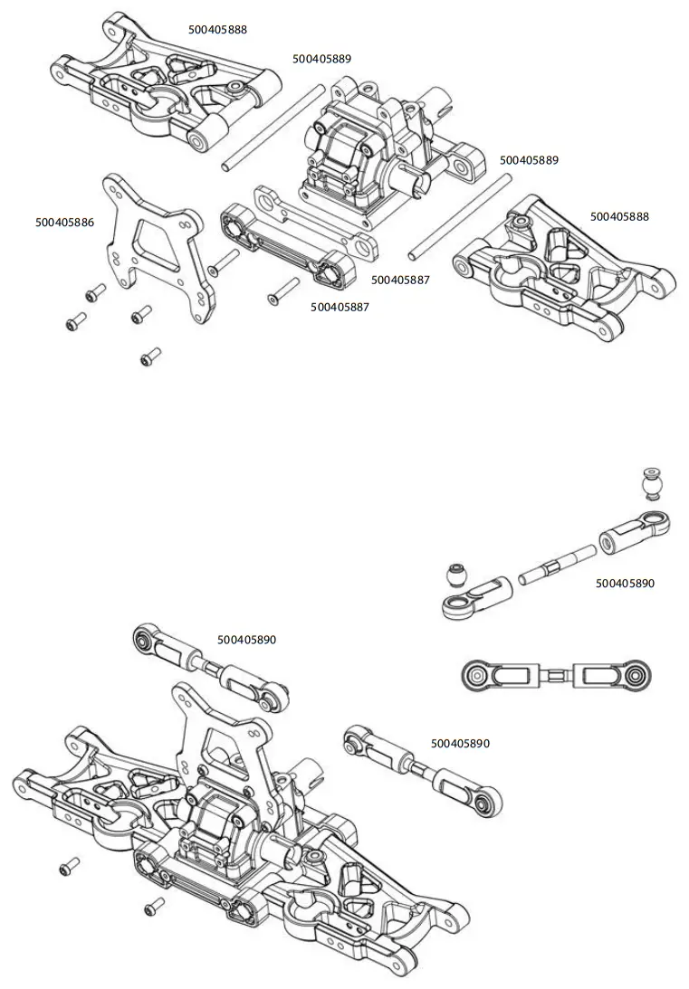 CARSON 500409063 2.4 GHz 1 8 4S Brushless King of Dirt Buggy - 4