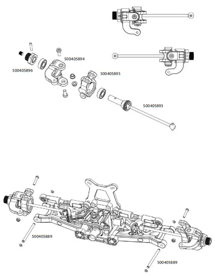 CARSON 500409063 2.4 GHz 1 8 4S Brushless King of Dirt Buggy - 6