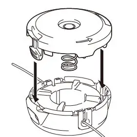 makita DUR192L Cordless Grass Trimmer 36