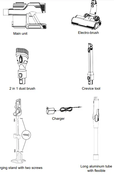 schneider SCVC23400FB FLEX STICK VACUUM CLEANER-fig6